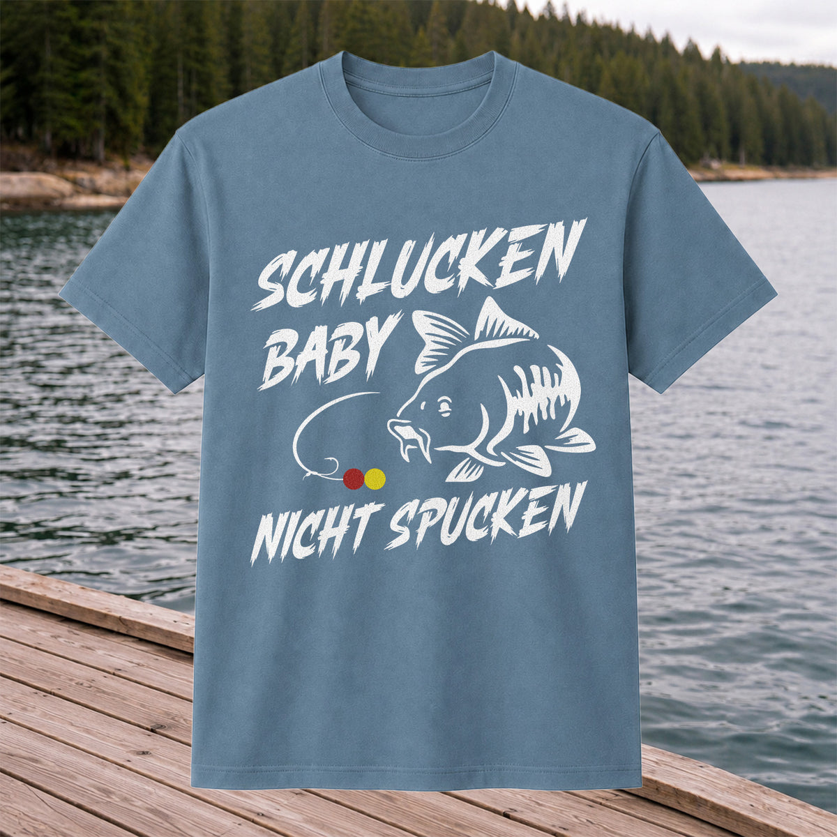Schlucken Baby Nicht Spucken Funny Bass Fishing T-Shirt