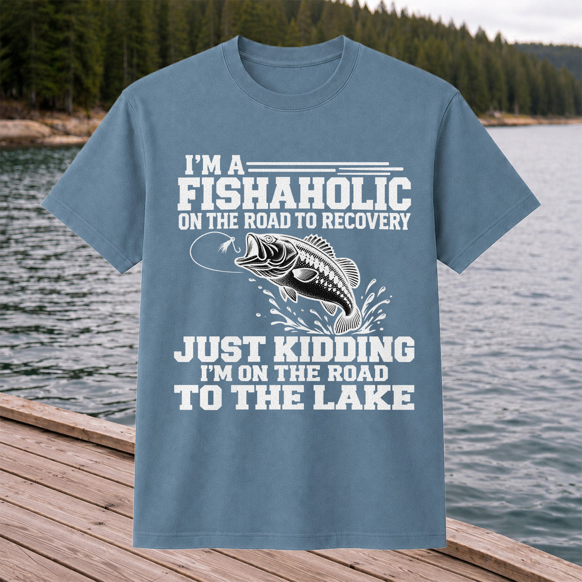 Largemouth Bass Fishing Humor Graphic T-Shirt