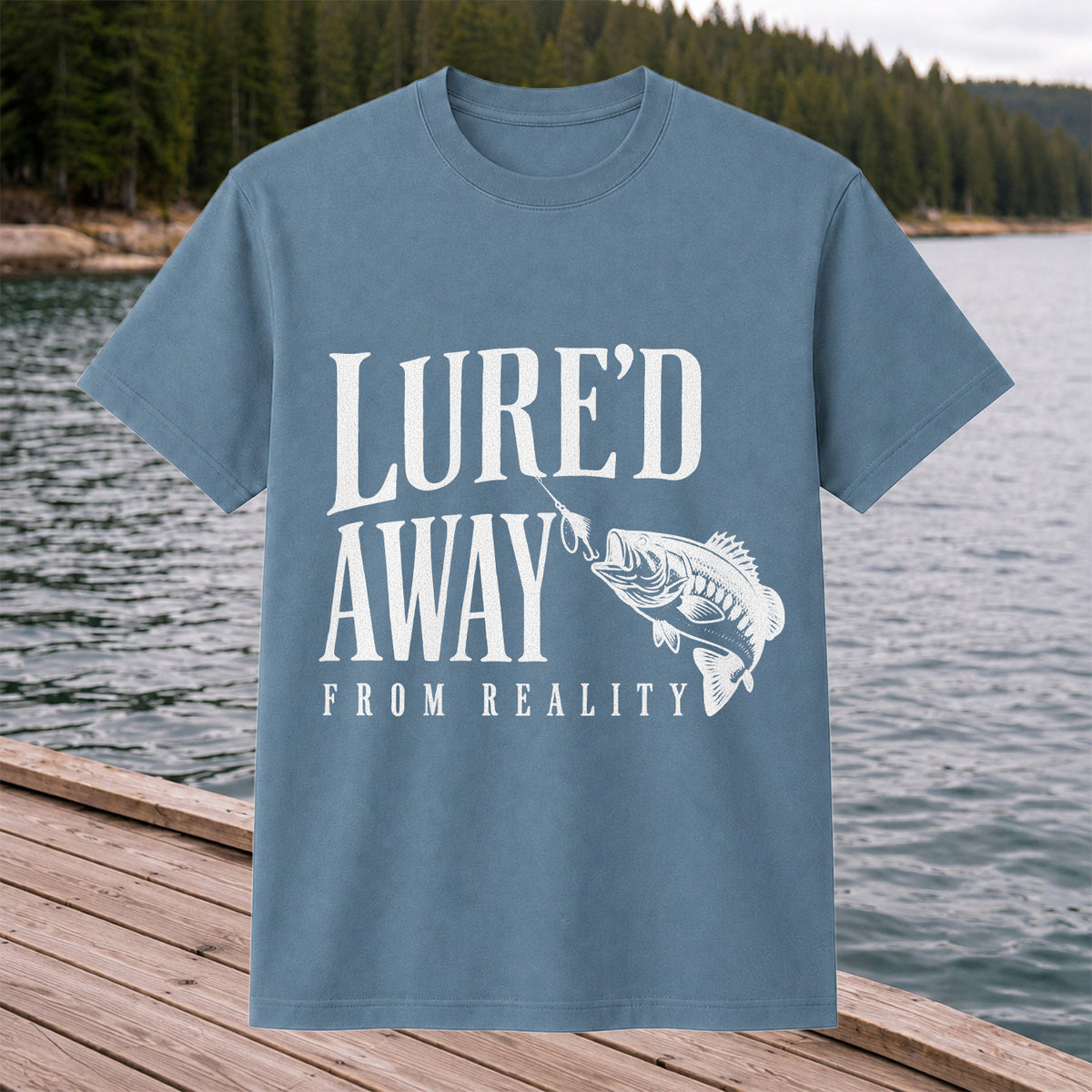 Largemouth Bass Fishing Lure Graphic T-Shirt