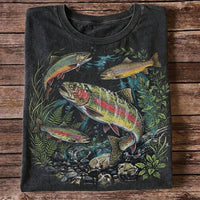 Vintage Trout Fishing T-Shirt