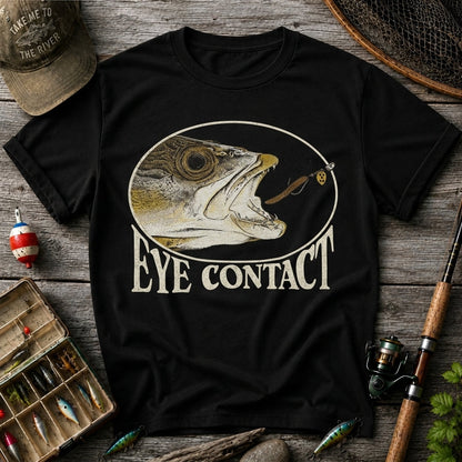 Eye Contact Funny Fishing Shirt