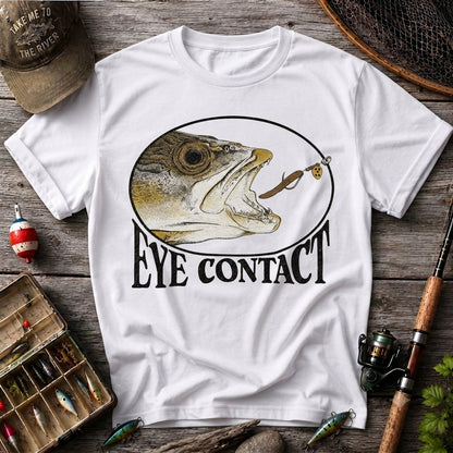 Eye Contact Funny Fishing Shirt