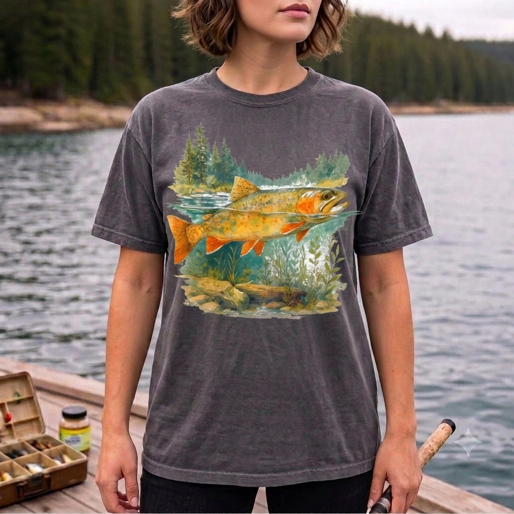 Stream Side Adventures Fishing T-Shirt