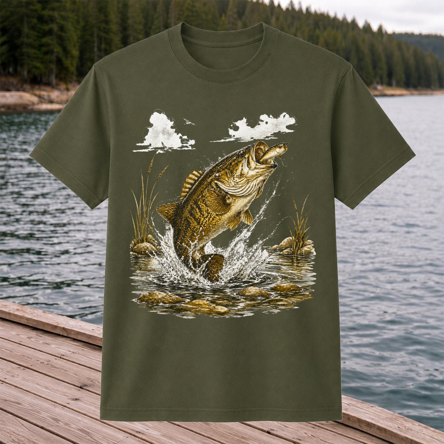 Largemouth Bass Fishing Shirt