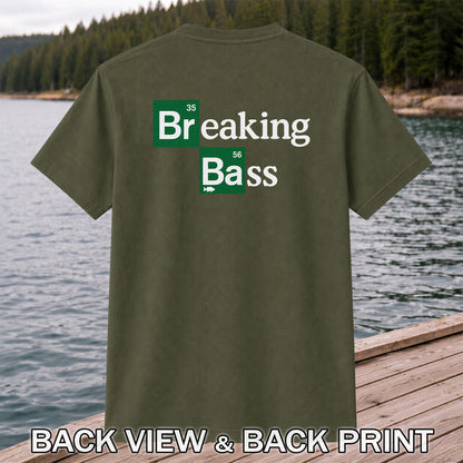 Bass Fishing Graphic T-Shirt | Back Print