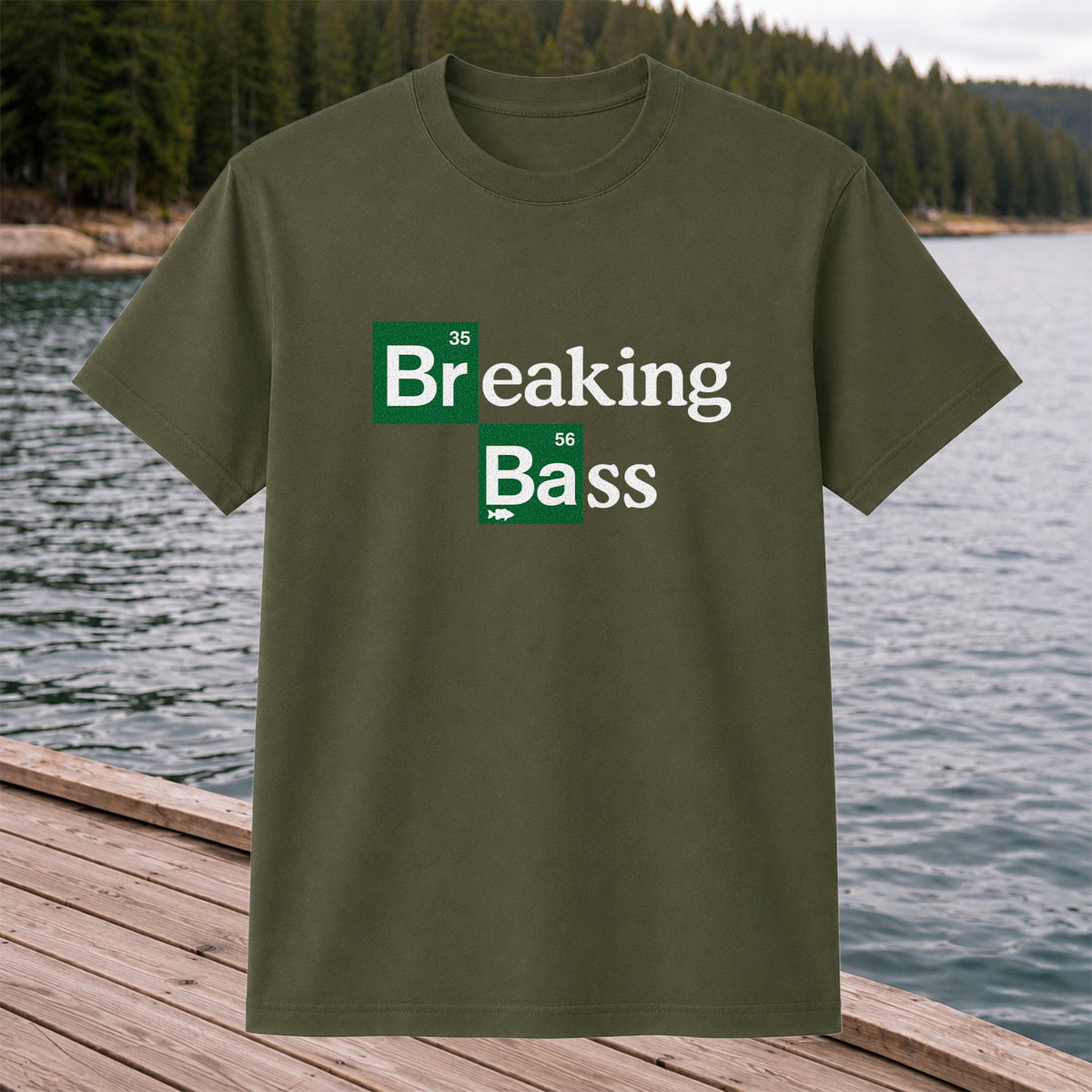 Bass Fishing Graphic T-Shirt