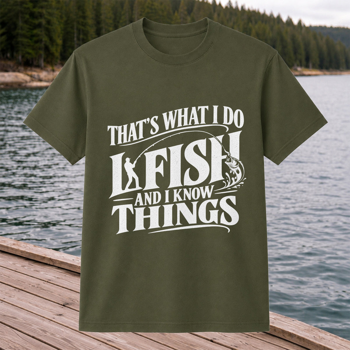 That's What I Do I Fish Funny Fishing T-Shirt