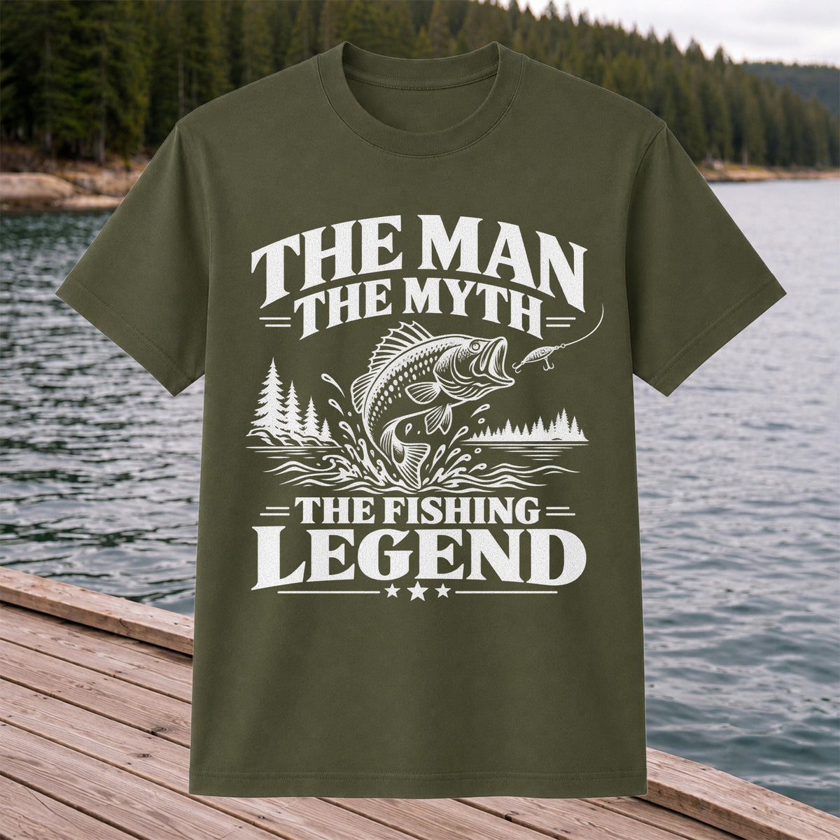 The Man The Myth The Fishing Legend T-Shirt