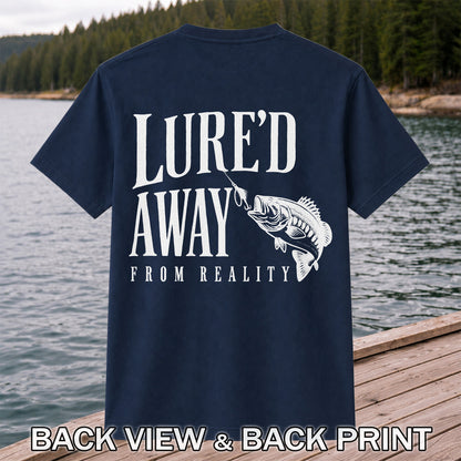 Largemouth Bass Fishing Lure Graphic T-Shirt | Back Print