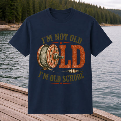 I’m Not Old I’m Old School Fishing Graphic T-Shirt