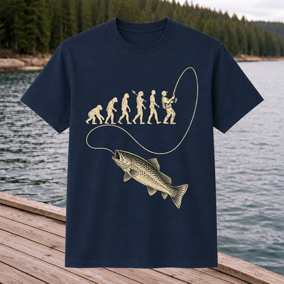 Angler Evolution Bass Fishing Graphic T-Shirt