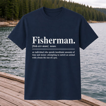 Fisherman Definition Funny Fishing T-Shirt