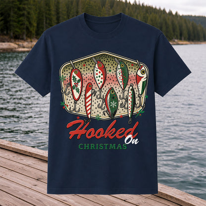 Christmas Fishing Lures Graphic T-Shirt