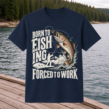 Born to Fish Trout Fishing Graphic T-Shirt