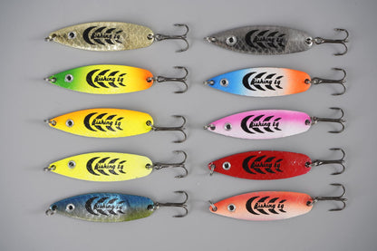 Iron Plate 10-Piece Set Long-Cast Lure for Fishing Snakehead and Bass
