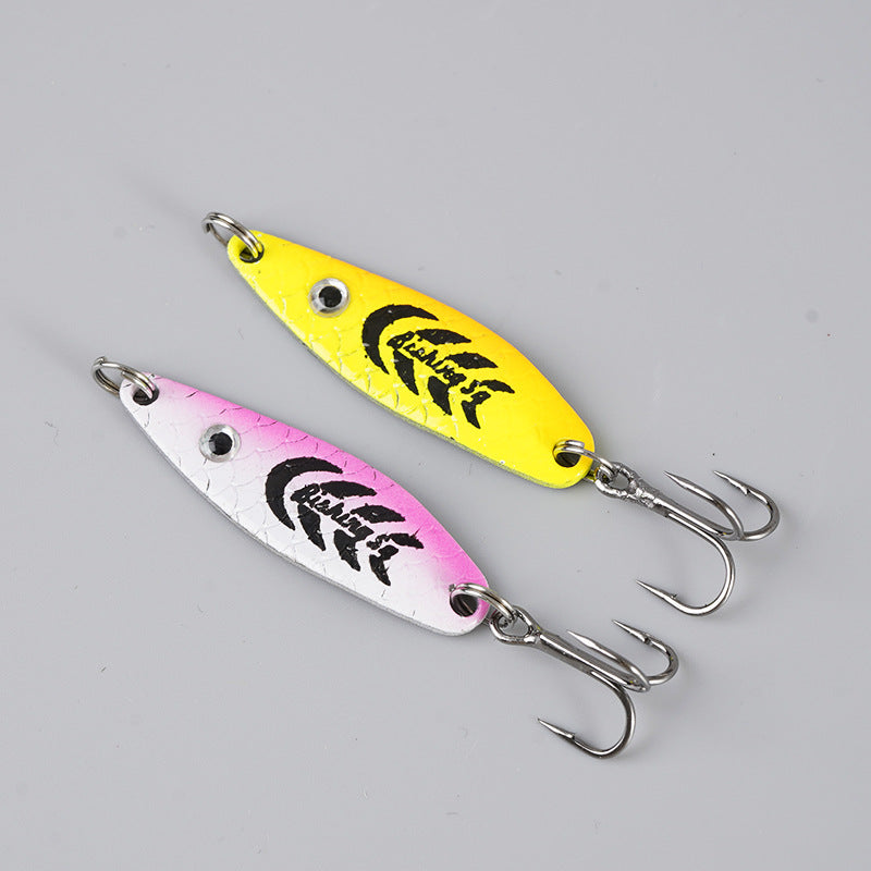 Iron Plate 10-Piece Set Long-Cast Lure for Fishing Snakehead and Bass