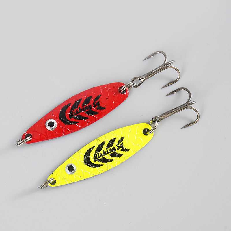 Iron Plate 10-Piece Set Long-Cast Lure for Fishing Snakehead and Bass