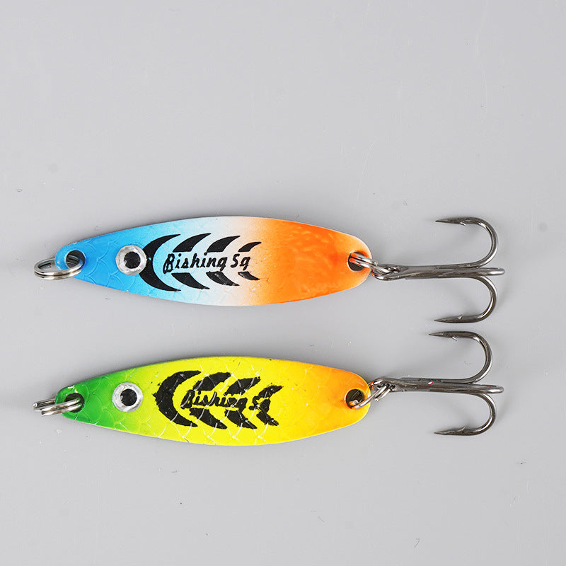 Iron Plate 10-Piece Set Long-Cast Lure for Fishing Snakehead and Bass