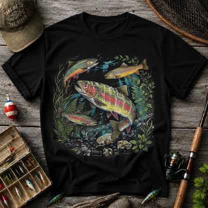 Vintage Trout Fishing T-Shirt