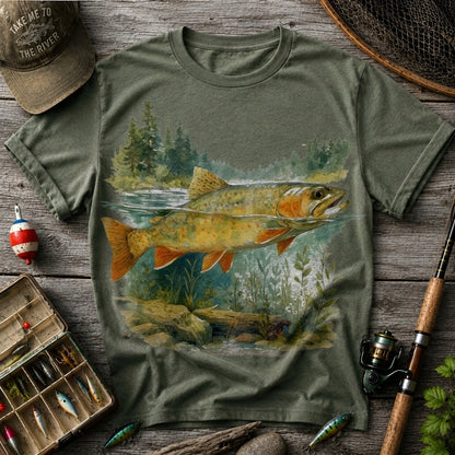 Stream Side Adventures Fishing T-Shirt