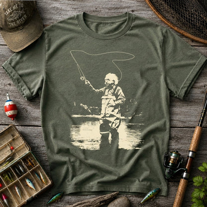 Einstein Fishing Funny Shirt