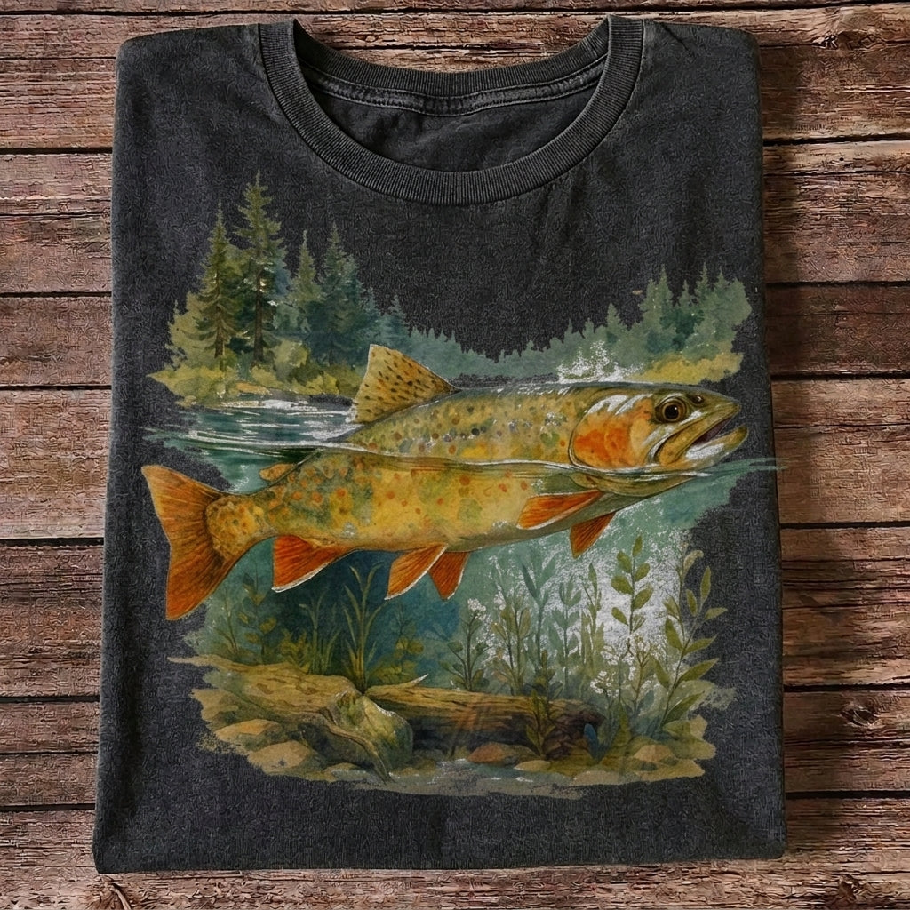 Stream Side Adventures Fishing T-Shirt