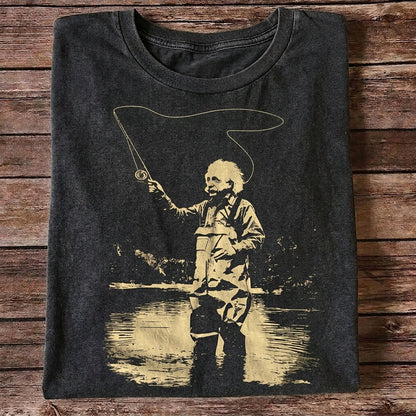 Einstein Fishing Funny Shirt