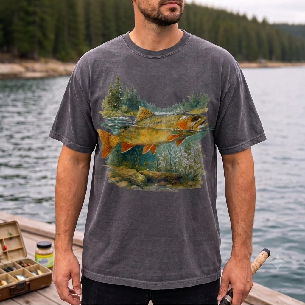 Stream Side Adventures Fishing T-Shirt