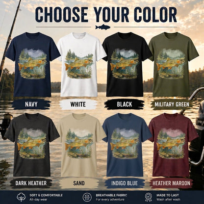 Stream Side Adventures Fishing T-Shirt