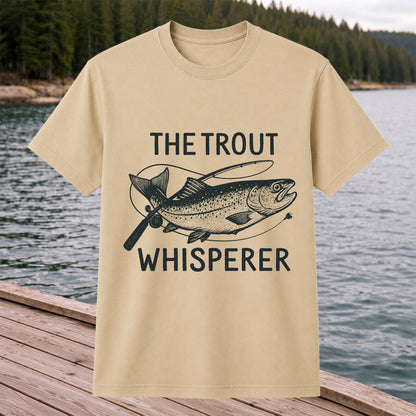 The Trout Whisperer Vintage Trout Fishing T-Shirt