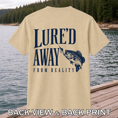 Largemouth Bass Fishing Lure Graphic T-Shirt | Back Print