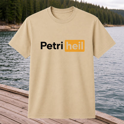 Petri Heil Fishing Logo Graphic T-Shirt
