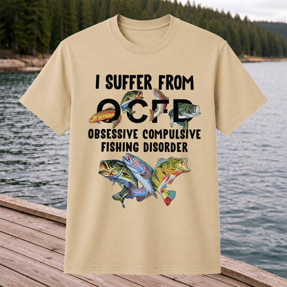 Fishing Obsession Colorful Fish Graphic T-Shirt
