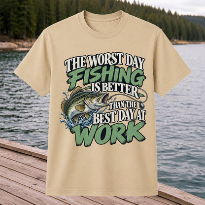 Largemouth Bass Fishing Humor Graphic T-Shirt