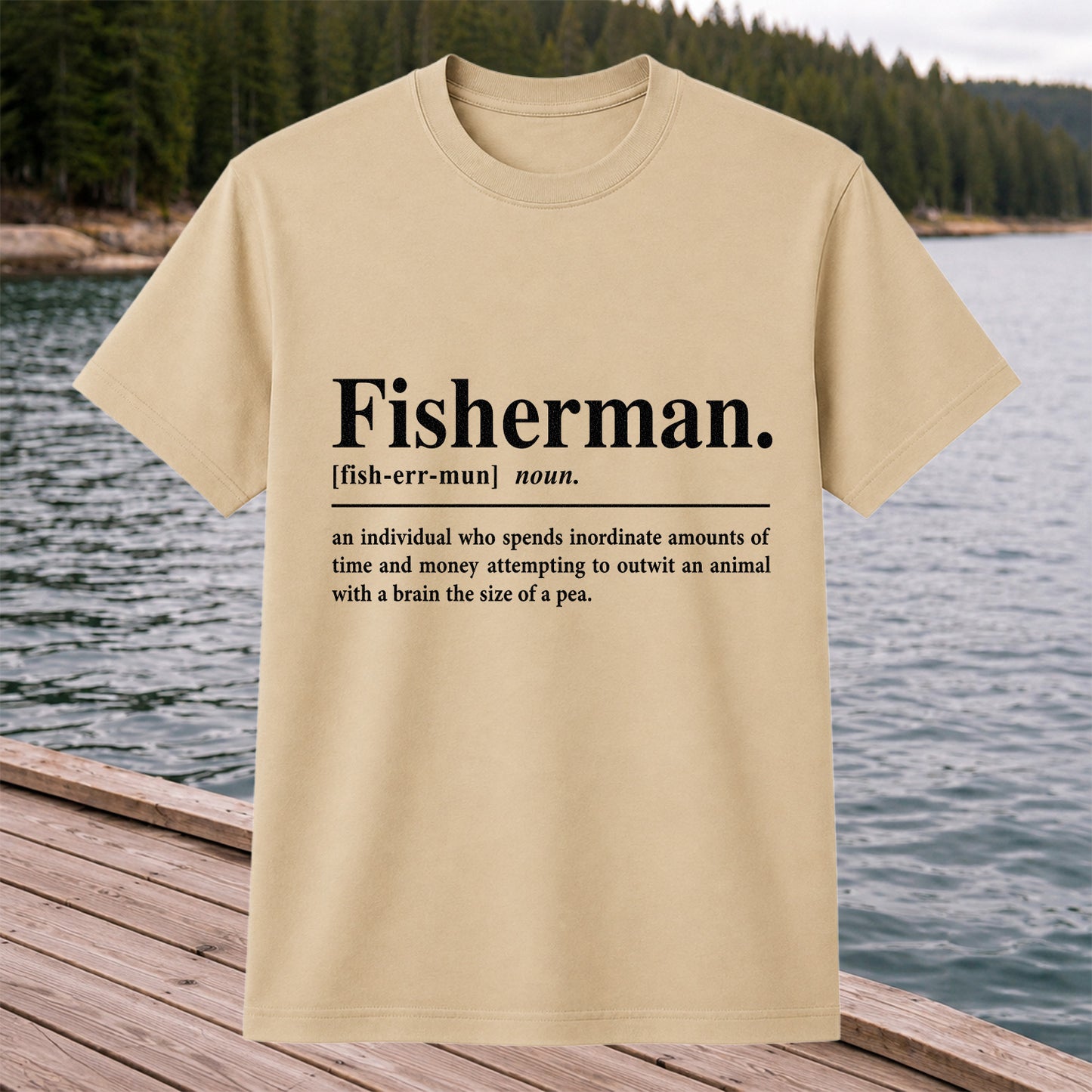 Fisherman Definition Funny Fishing T-Shirt