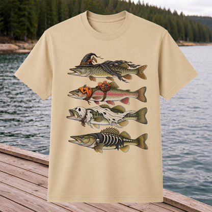 Halloween Costume Fish Freshwater Fishing Graphic T-Shirt