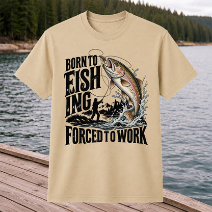 Born to Fish Trout Fishing Graphic T-Shirt