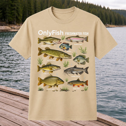 OnlyFish Freshwater Fish Species Shirt