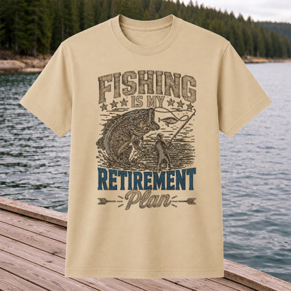 Fishing Is My Retirement Plan Shirt