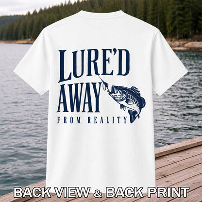 Largemouth Bass Fishing Lure Graphic T-Shirt | Back Print