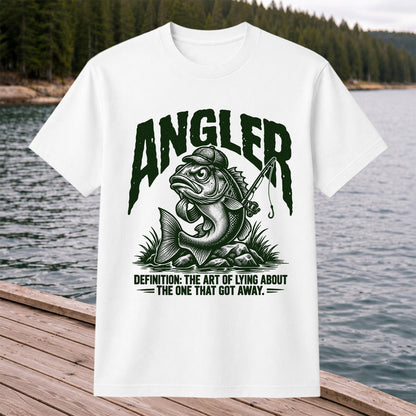 Angler Bass Fishing The One That Got Away Graphic T-Shirt