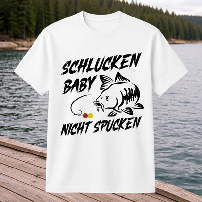 Schlucken Baby Nicht Spucken Funny Bass Fishing T-Shirt
