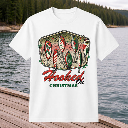 Christmas Fishing Lures Graphic T-Shirt