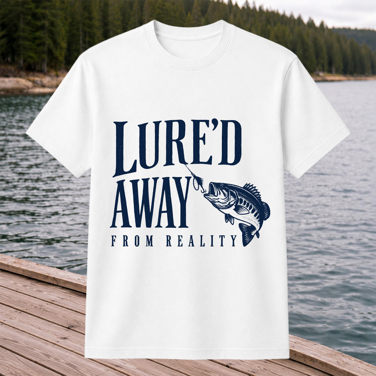Largemouth Bass Fishing Lure Graphic T-Shirt