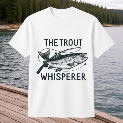 The Trout Whisperer Vintage Trout Fishing T-Shirt