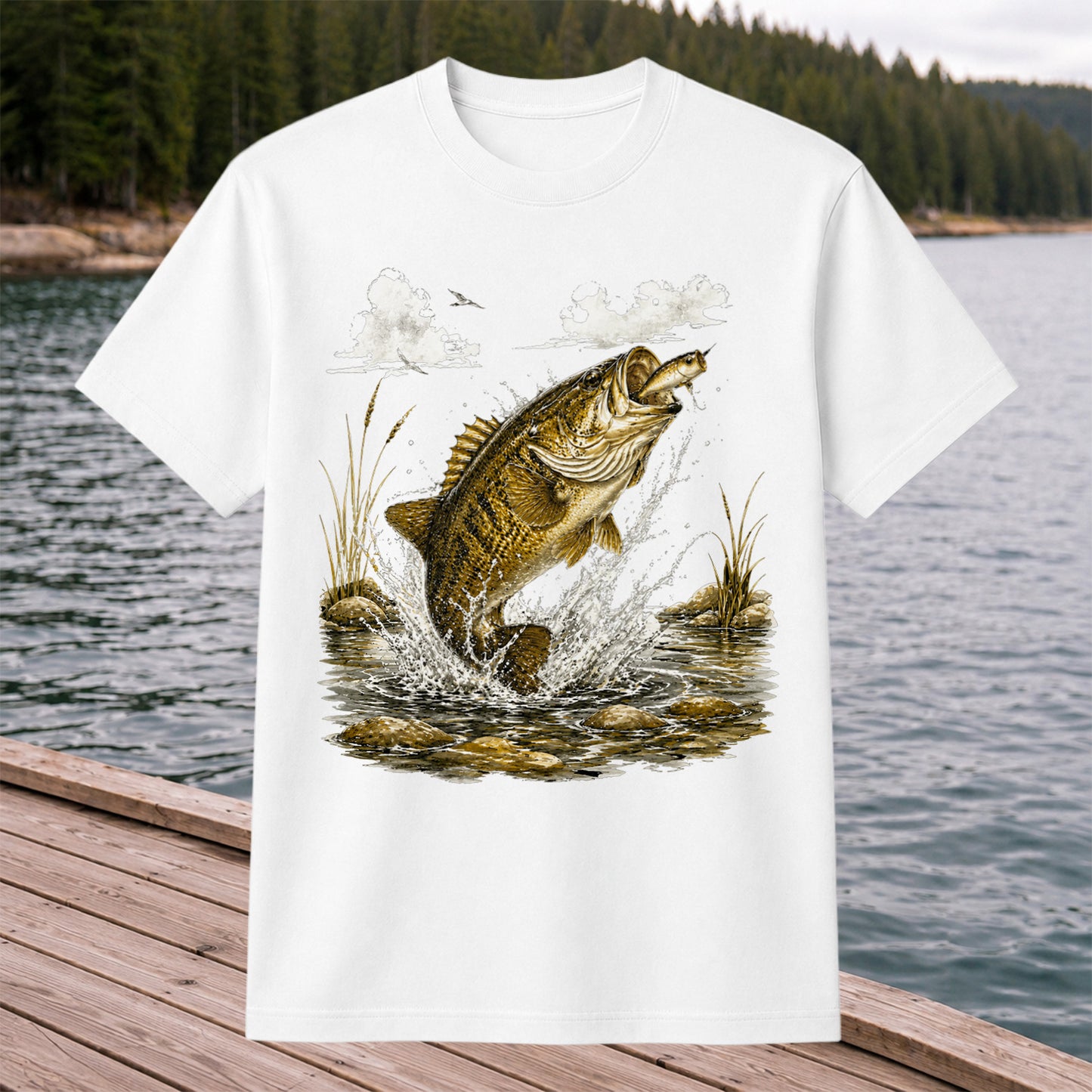 Largemouth Bass Fishing Shirt