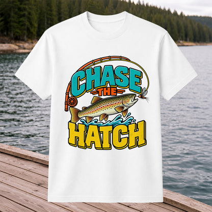 Chase the Hatch Brown Trout Fly Fishing T-Shirt