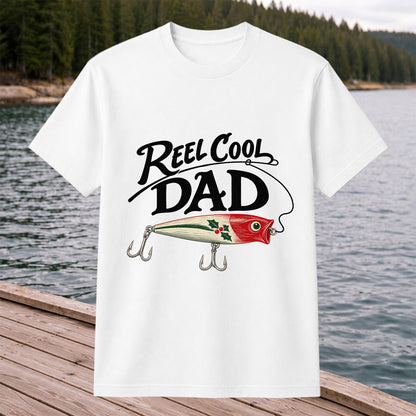 Reel Cool Dad Fishing Lure Graphic T-Shirt