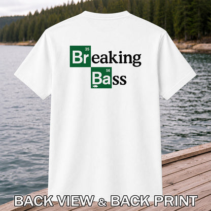Bass Fishing Graphic T-Shirt | Back Print