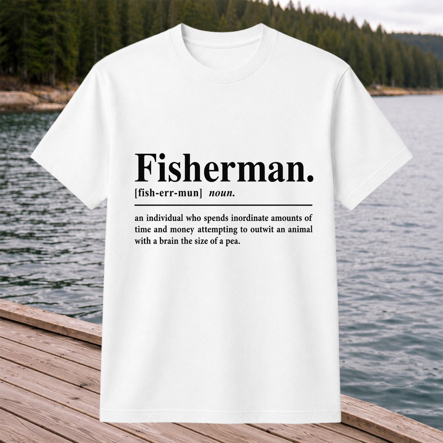 Fisherman Definition Funny Fishing T-Shirt